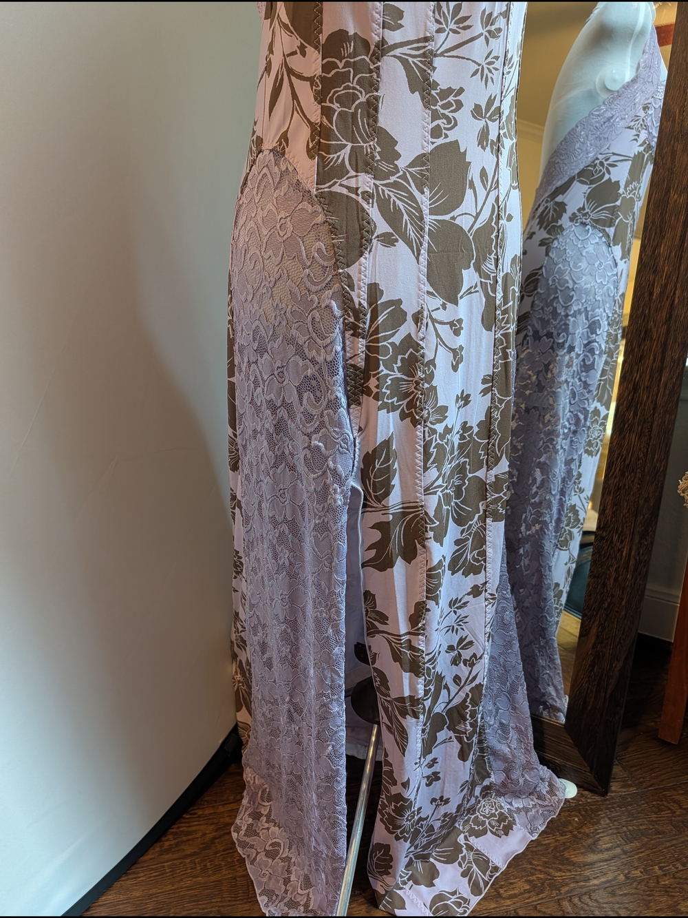 Free People Intimately Lavender Lace Floral Slip Dress - Picture 2 of 12